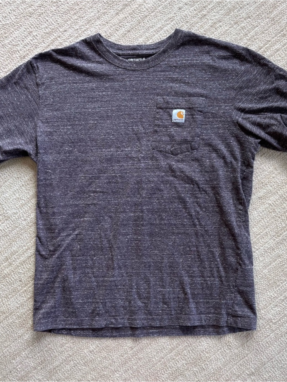 Carhartt Heathered Dark Gray Short-Sleeve Pocket Tee